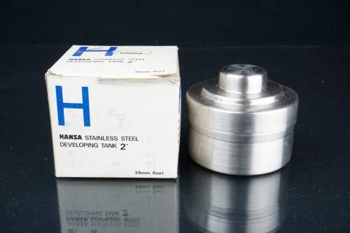 HANSA Stainless Steel Developing Tank 2 inch for 35mm film **Excellent Condition**