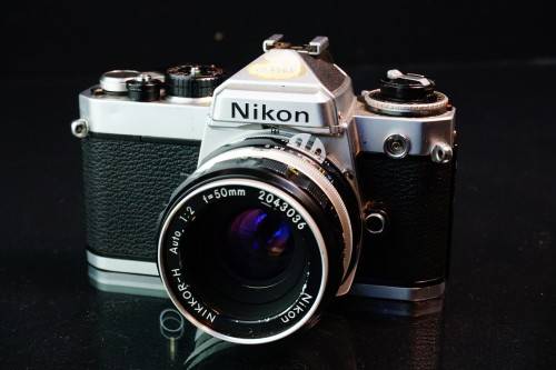 Nikon FE 35mm SLR Camera with Nikkor 50mm F2 Lens  **Excellent Condition**