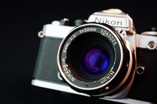 Nikon FE 35mm SLR Camera with Nikkor 50mm F2 Lens  **Excellent Condition**