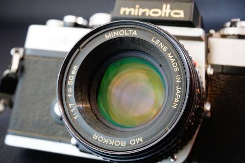 Minolta XE-5 35mm SLR Camera with Minolta Rokkor 50mm F1.7 Lens  **Great Condition**