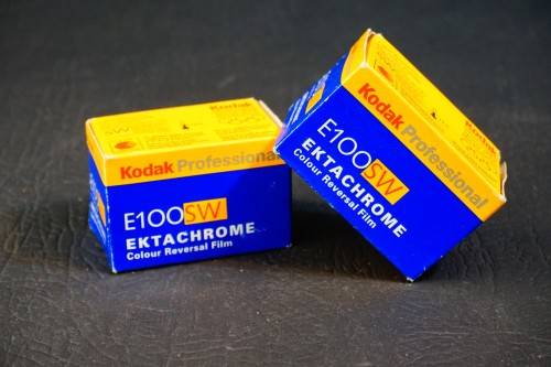 Kodak E100SW Ektachrome Colour Reversal Film 135 Film 36 Frames 2x Rolls *Batch Tested Expired Film*