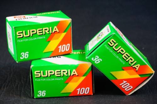 FujiFilm Superia 100 135 Film 36 Frames 3x Rolls, Sealed in Box  **Batch Tested Expired Film**