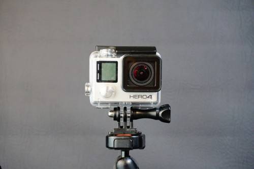 GoPro HERO 4 Black Edition LCD Touch Screen with 3 Batteries and Accessories **Excellent Condition**