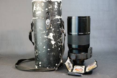 Nikon Reflex NIKKOR 1000mm F11 Telephoto Mirror Lens with Case and Filters **Great Condition**