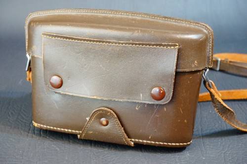 Leica Leitz Leicaflex SL SLR Camera Body Leather Case  **Good Condition**