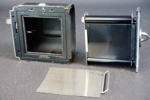 Hasselblad A12 V-Button Roll Film Back in Chrome with Matching Serial Numbers **Great Condition**