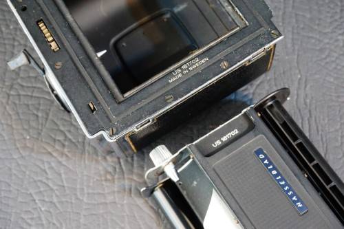 Hasselblad A12 V-Button Roll Film Back in Chrome with Matching Serial Numbers **Great Condition**
