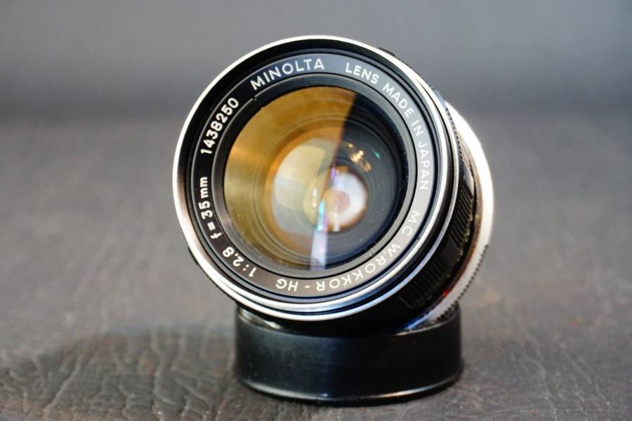 Minolta MC W-Rokkor HG 35mm F2.8 Lens in Minolta MD SR Mount  **Excellent Condition**