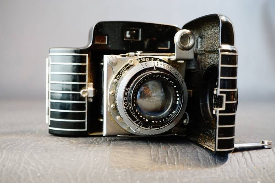 **RARE** Art Deco Kodak Bantam Special 828 Camera with Ektar 45mm F2 Lens **Excellent Condition**