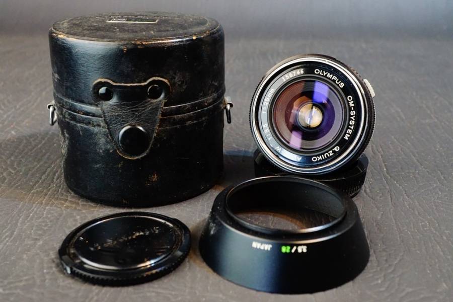 Olympus Zuiko 28mm F3.5 Lens in Olympus OM Mount **Excellent Condition**