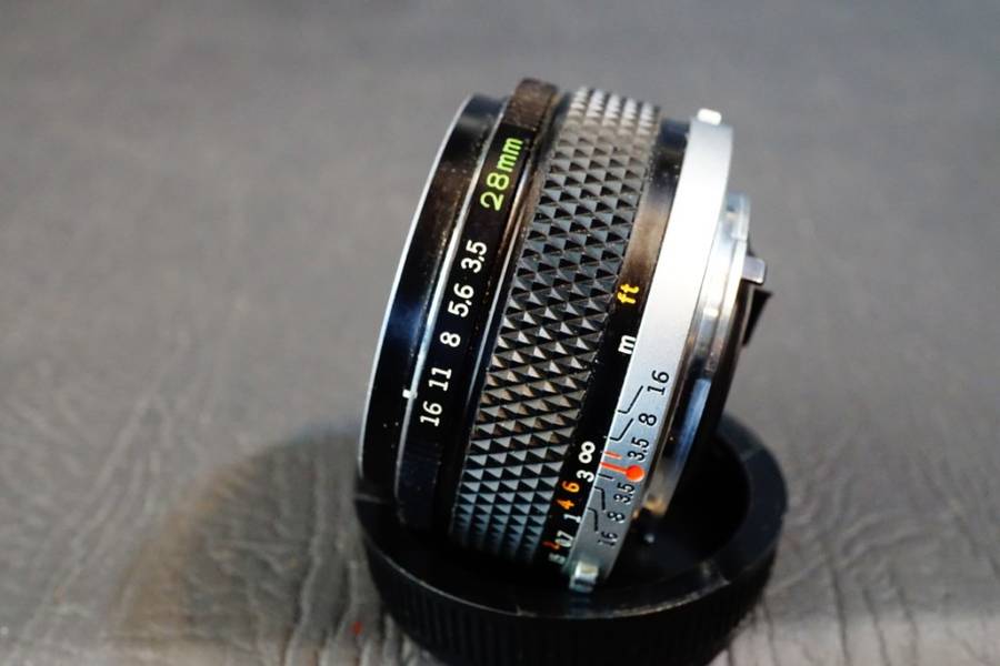 Olympus Zuiko 28mm F3.5 Lens in Olympus OM Mount **Excellent Condition**