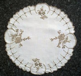 Collection of Madeira linen doilies