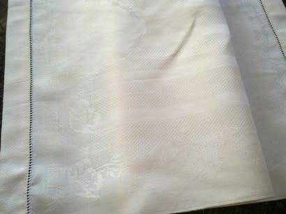 Antique linen guest hand towel