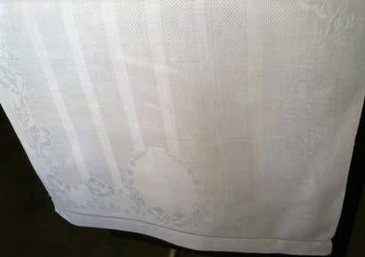 Antique linen guest hand towel