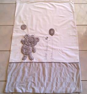 White cotton baby duvet cover