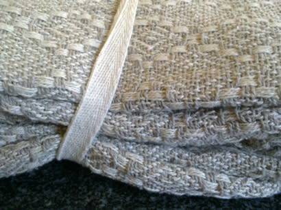 Cream & fawn 100% Cotton throw / bedspread 170 x 300cm