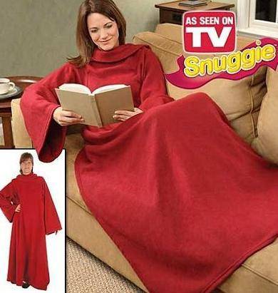 SNUGGIE- THE BLANKET THAT HAS SLEEVES!