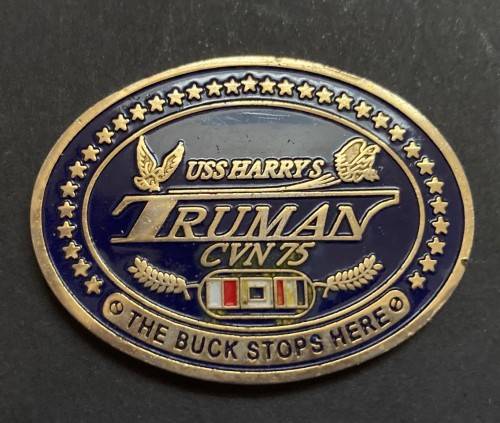 CHALLENGE COINS - USS HARRYS TRUMAN  CVN 75