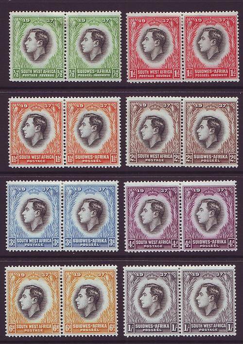 SWA  - 1937  KG VI Coronation set LMM