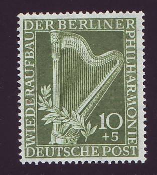 GERMANY - WEST BERLIN  1950  Berlin Philharmonic Orchestra SG 72 *LMM*