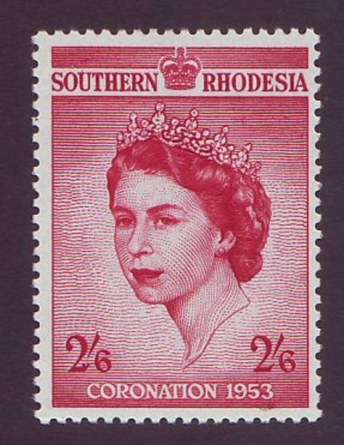 SOUTHERN RHODESIA   - 1953  Coronation of QE II **UM**