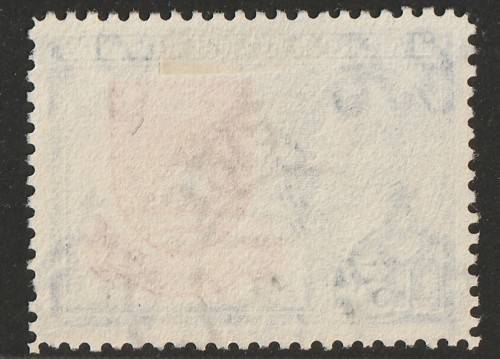GILBERT & ELLICE ISLANDS - 1939 KGVI Issue 5s scarlet & bright blue (Perf. 12&1/2) VF USED SG 54