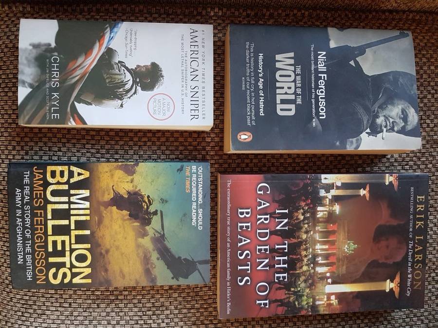 Box-o-Books of Modern WAR! (including American Sniper)