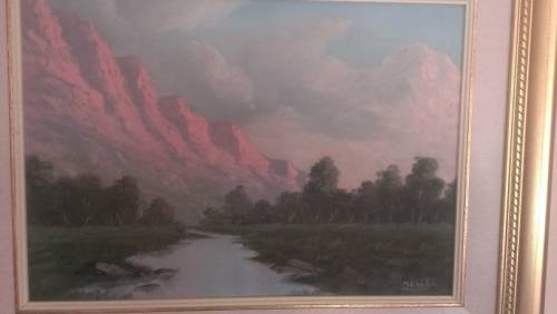 Michael Albertyn Snr. Original Oil. (Proceeds donated to charity)