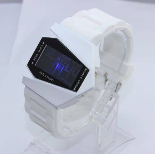 White Luxury Sport Digital LED Wrist DIAL Watch