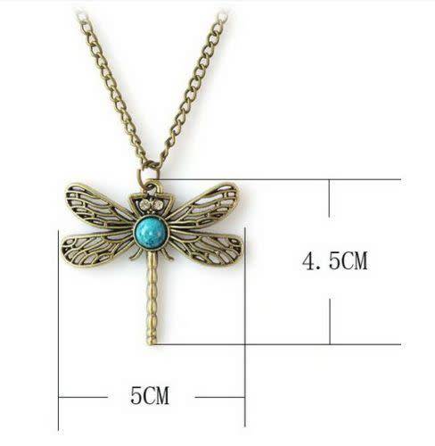 Pretty Dragonfly Themed Necklace