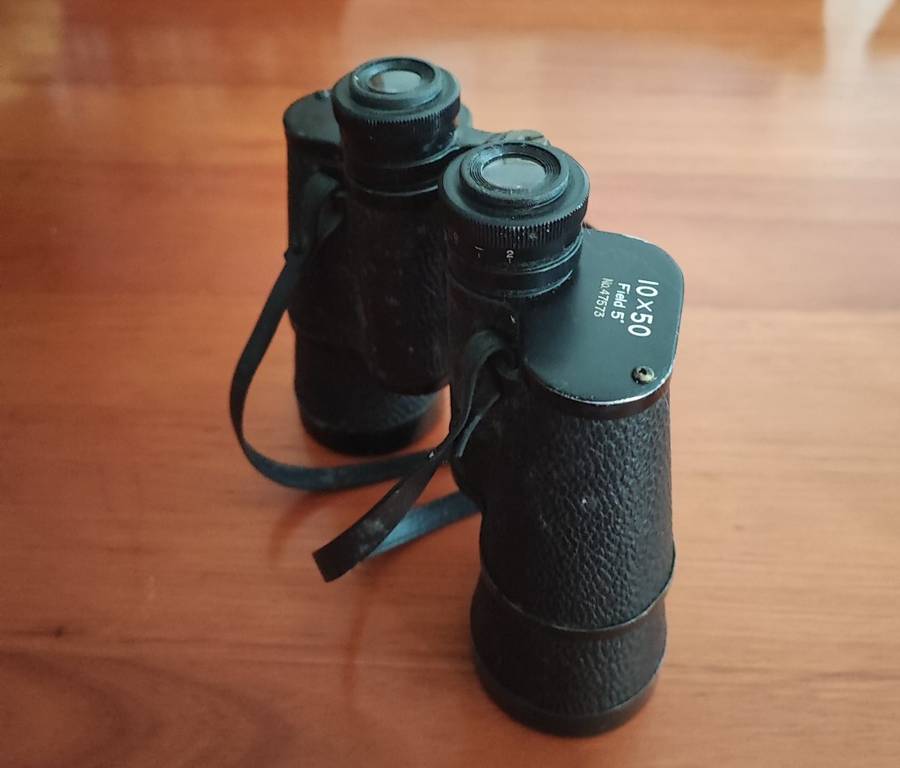 Zenith 10 x 50 binoculars. Slightly out of alignment..