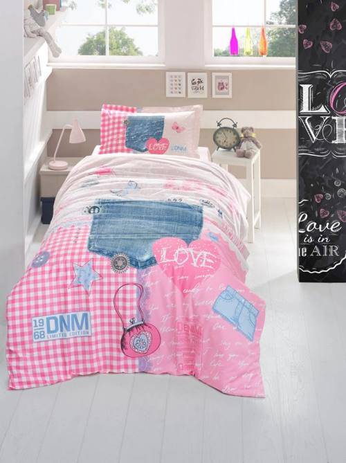 KIDS 3|4 DUVET COVER SET Denim girls