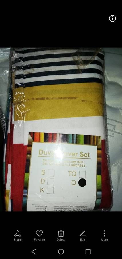 Queen DUVET COVER set NEW