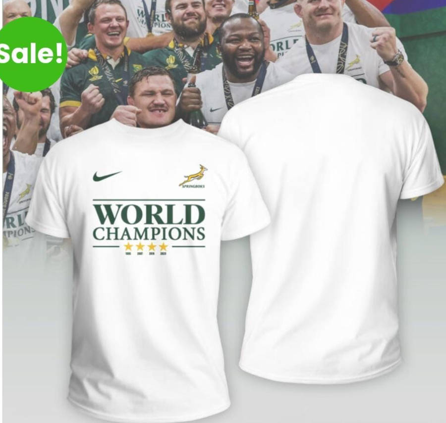 Limited edition*Springbok Rigby Championship t-shirt