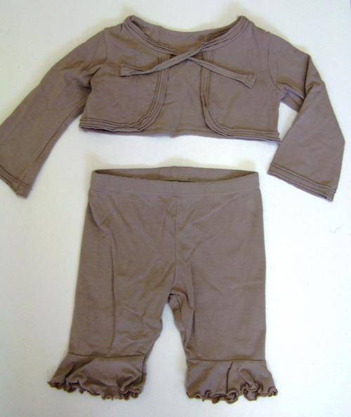 Woolworths Brown Top & pants Size 6 - 12 Months