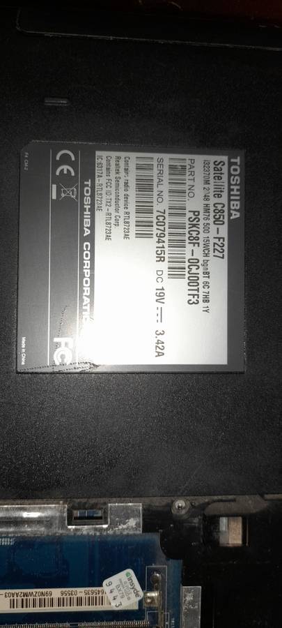 Laptops Combo - Toshiba Sattelite C850 & Toshiba Satellite L40  **Please Read