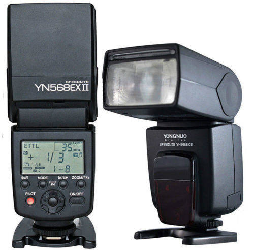 Yongnuo YN568EX II TTL Master HSS 1/8000s Flash Speedlite for Canon.
