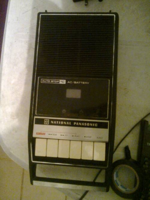 National-Panasonic Cassette recorder