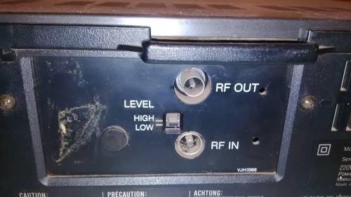 National VHS VCR