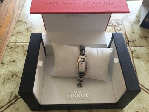 Tissot watch with box and accessories