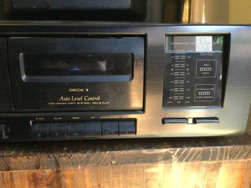 Pioneer double cassette tape deck