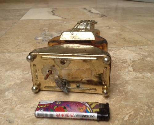 vintage banjo music decanter bottle