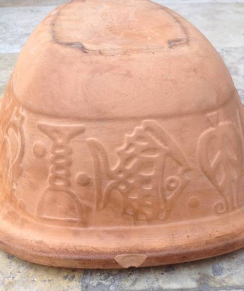 vintage West German Terracotta Romertopf Casserole Dish Bay 111