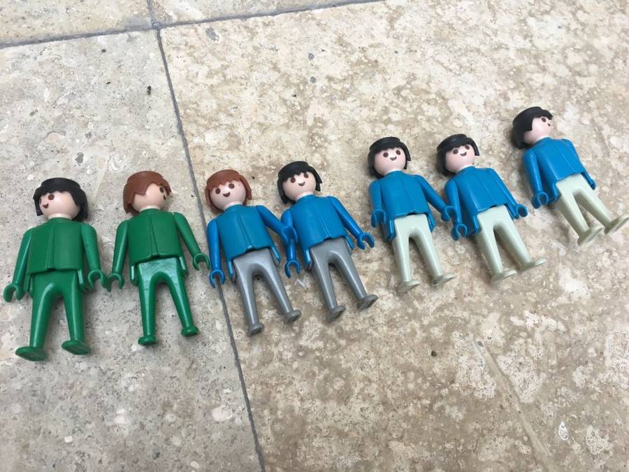 Playmobil police men 1974 vintage figures