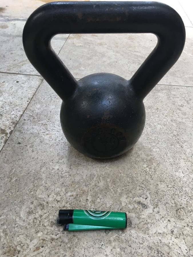 vintage RKC russian kettlebell 18 lbs , 8 kg