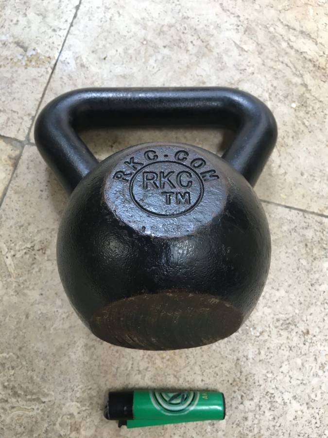 vintage RKC russian kettlebell 18 lbs , 8 kg