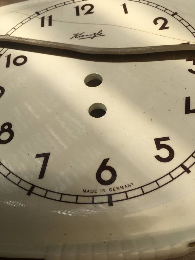 kienzle clock sold as spare , mechanizm and glass