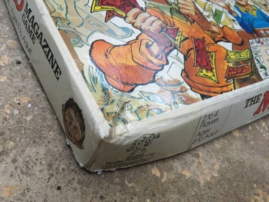 vintage Mad magazine Game , parker brothers set 1 complete