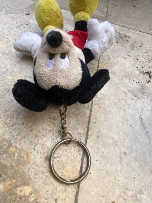 vintage disney doll mickey mouse doll keyring and coffee mug