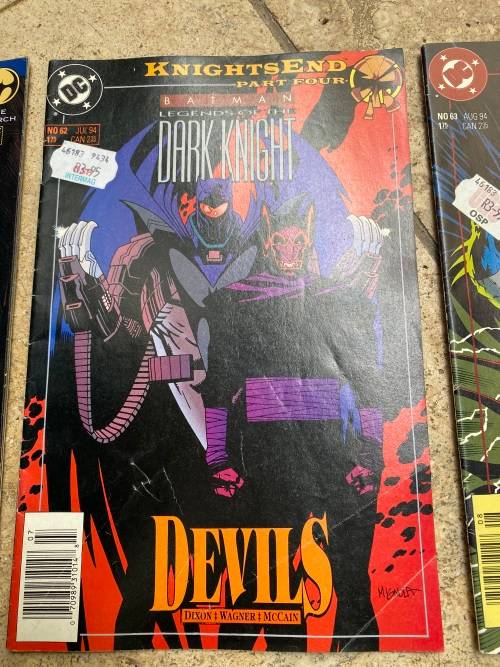 vintage DC batman legend of the dark knight no 61, 62 and  63 , 1994